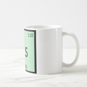Mug Ds - De Stijl Art Chimie Symbole du tableau périod