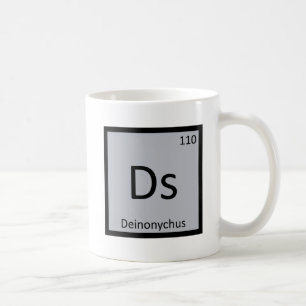 Mug Ds - Deinonychus Dinosaure Tableau Périodique Chim