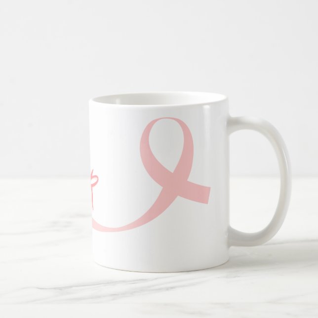 Mug du cancer du sein guerrier (Droite)