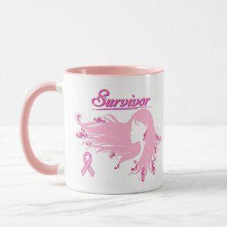 Mug du cancer du sein survivant