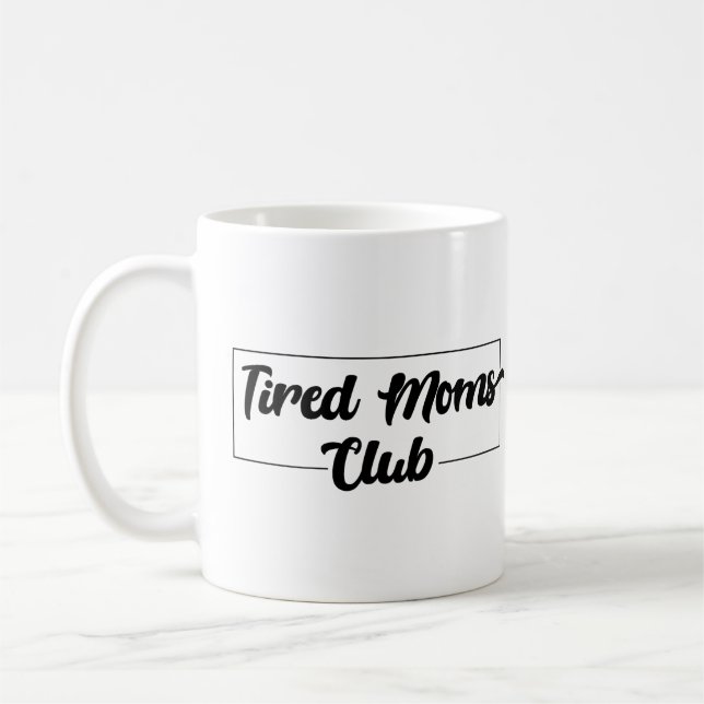 Mug du club de mamans fatigué (Gauche)