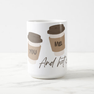 Mug du couple 'Toi, moi et café chaud'