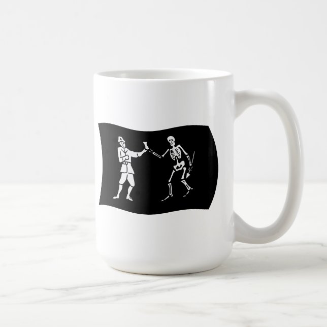 Mug du drapeau de Bartholomew Roberts (Droite)