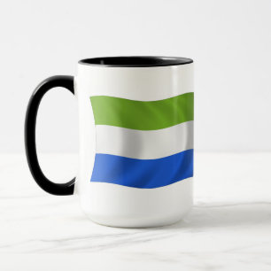 Mug du drapeau de la Sierra Leone