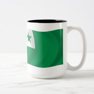 Mug du drapeau de l'espéranto