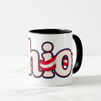 Mug du drapeau de l'Ohio