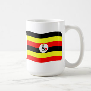 Mug du drapeau de l'Ouganda