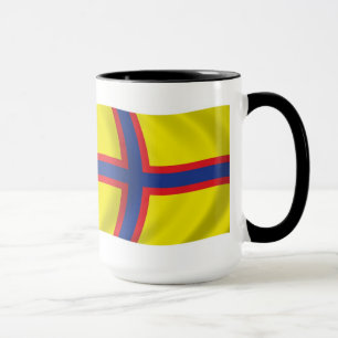 Mug du drapeau des Finnois d'Ingrie