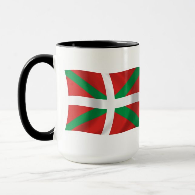 Mug du drapeau du peuple basque (Gauche)