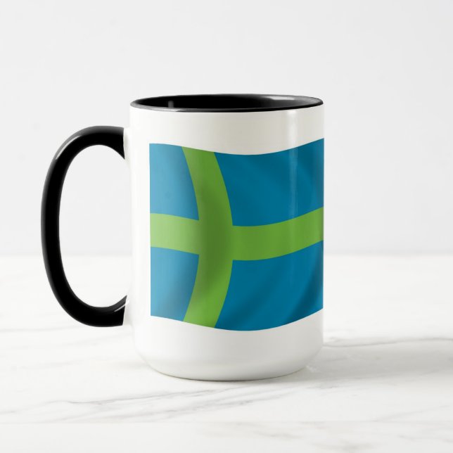 Mug du drapeau du peuple vote (Gauche)