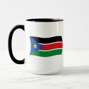 Mug du drapeau du Soudan du Sud