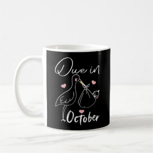 Mug Dû en Octobre Fun Cygne Portant un Nouveau-Né Mign