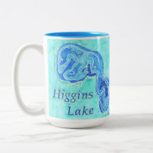 Mug du lac Higgins de la peinture originale