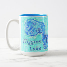 Mug du lac Higgins de la peinture originale