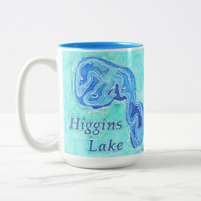 Mug du lac Higgins de la peinture originale (Gauche)
