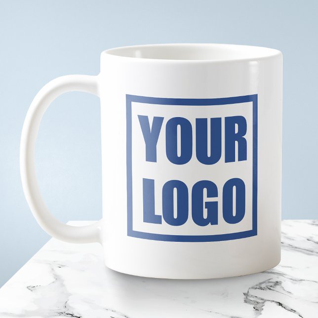 Mug du logo de l'entreprise double face (Créateur téléchargé)