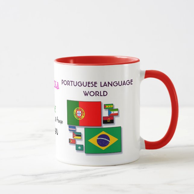 Mug du monde de la langue portugaise (Droite)