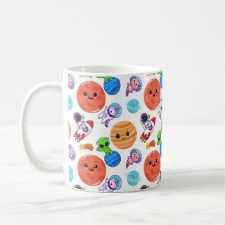 Mug du Motif de l'espace mignon