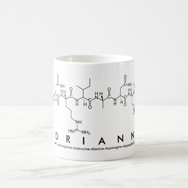 Mug du nom du peptide Adrianne (Centre)