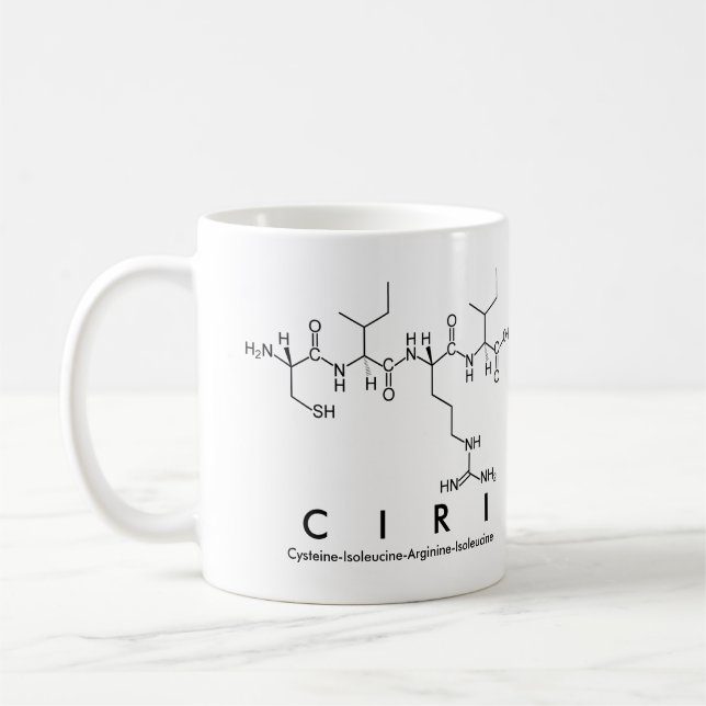Mug du nom du peptide Ciri (Gauche)