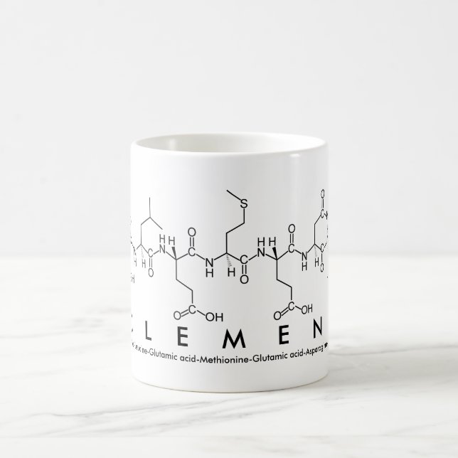 Mug du nom du peptide Clément (Centre)
