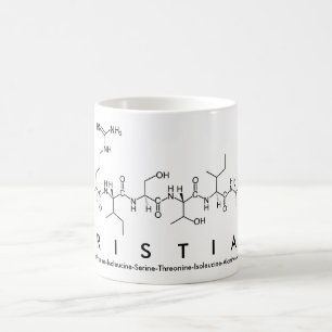 Mug du nom du peptide Cristian