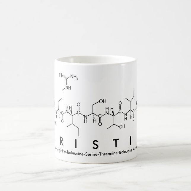 Mug du nom du peptide de crise (Centre)