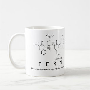 Mug du nom du peptide de foune