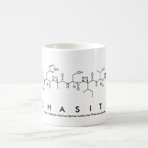 Mug du nom du peptide de la chaîne