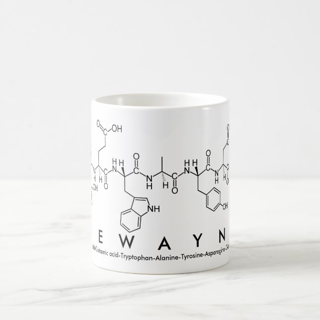 Mug du nom du peptide Dewayne (Centre)