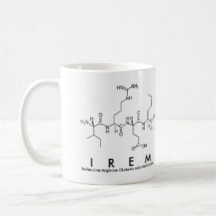 Mug du nom du peptide d'Irem