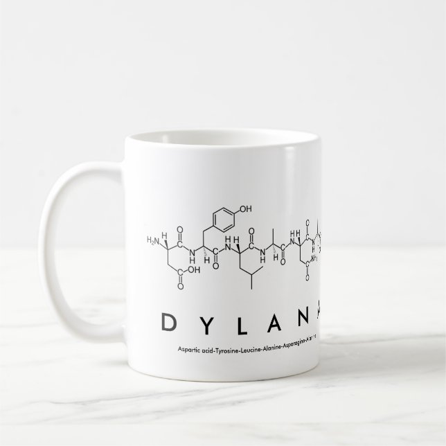 Mug du nom du peptide Dylana (Gauche)