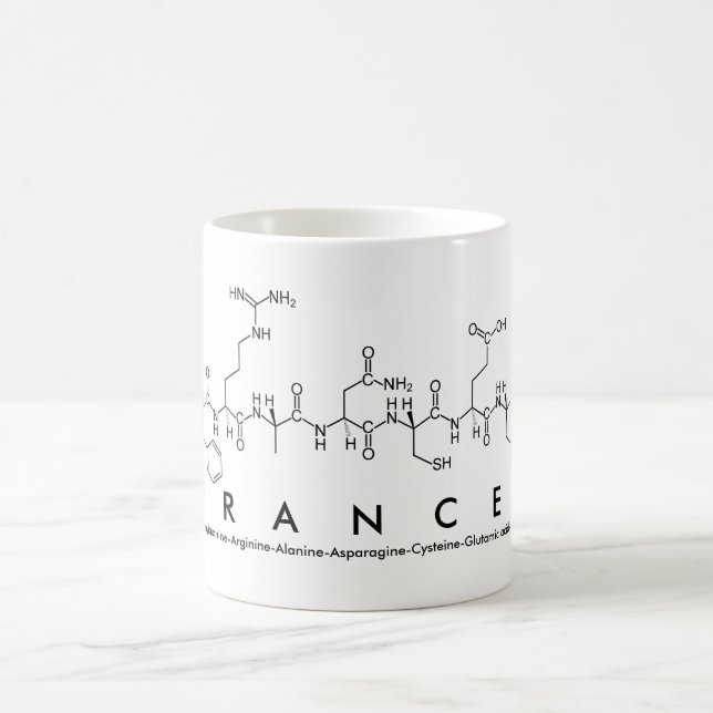 Mug du nom du peptide Francey (Centre)