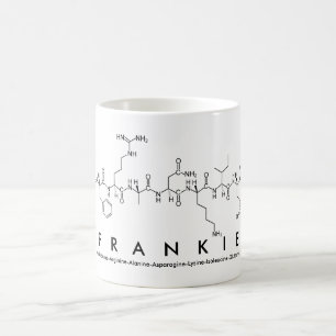 Mug du nom du peptide Frankie