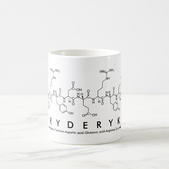 Mug du nom du peptide Fryderyka (Centre)
