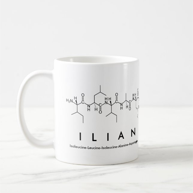 Mug du nom du peptide ilien (Gauche)