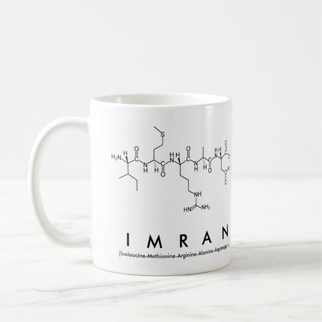 Mug du nom du peptide imran (Gauche)