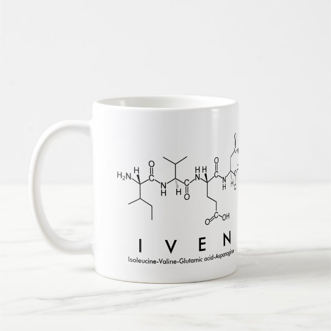 Mug du nom du peptide Iven (Gauche)