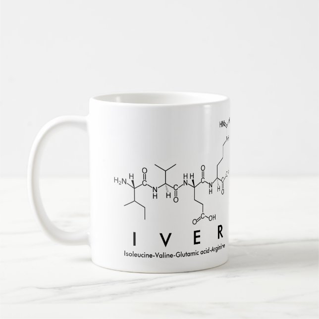 Mug du nom du peptide Iver (Gauche)