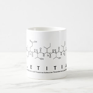 Mug du nom du peptide Letitia
