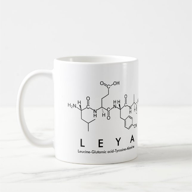 Mug du nom du peptide Leya (Gauche)