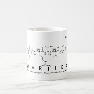 Mug du nom du peptide Martika