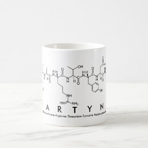 Mug du nom du peptide martyna