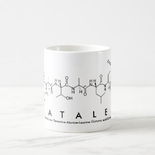 Mug du nom du peptide Natalee