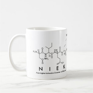 Mug du nom du peptide Niek
