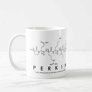 Mug du nom du peptide Perkin