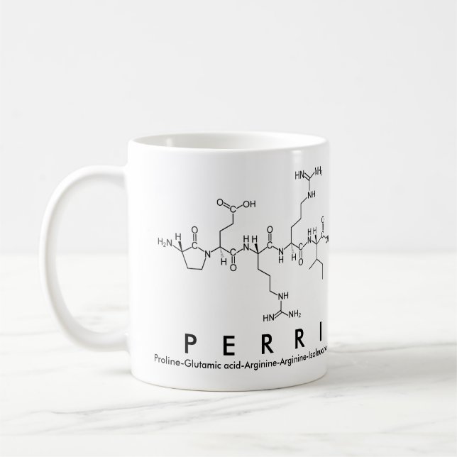 Mug du nom du peptide Perri (Gauche)