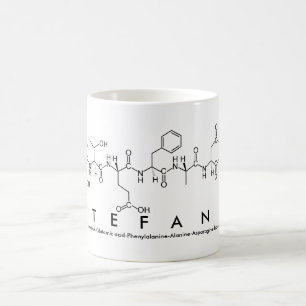 Mug du nom du peptide Stefani