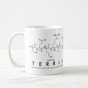 Mug du nom du peptide Terrie