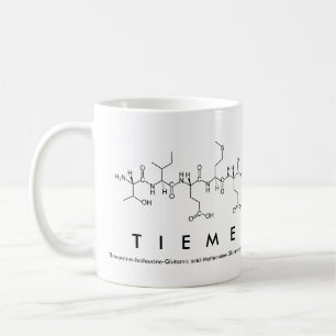 Mug du nom du peptide tieme